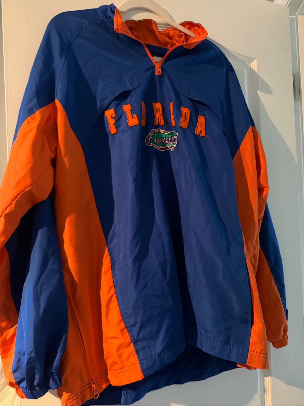 Cadre Vintage Florida Gators Blue & Orange Pullover Windbreaker